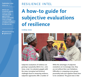 Research on resilience measurement